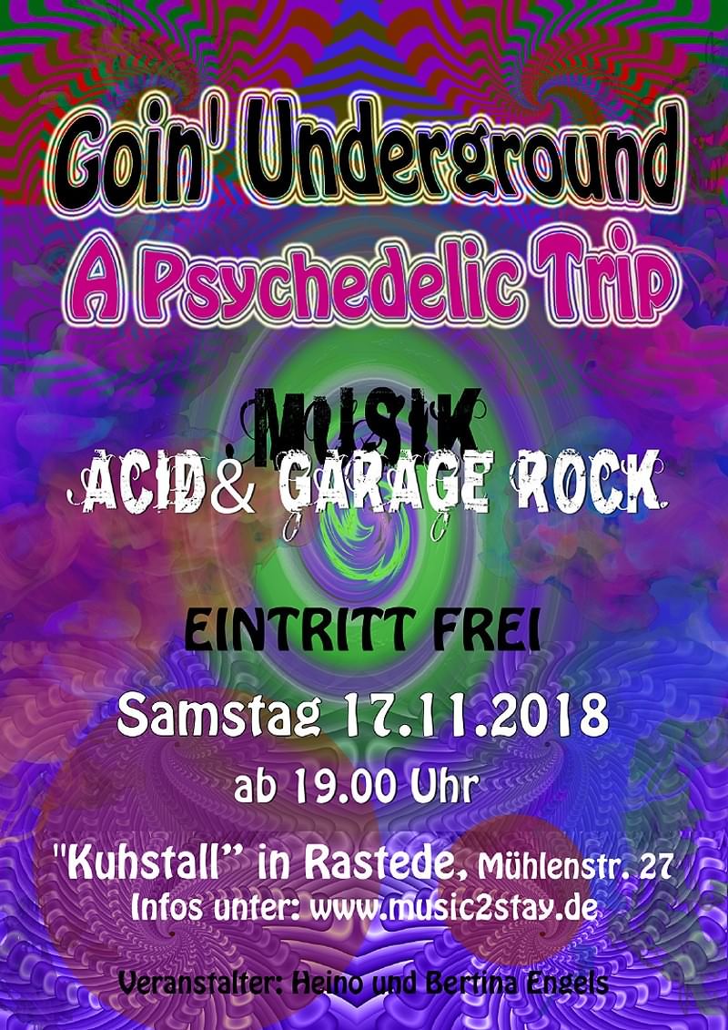 Psychedelic-Underground-Party im 'Kuhstall' Rastede